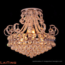 Lustre en cristal doré antique art déco lampe de luxe 71041